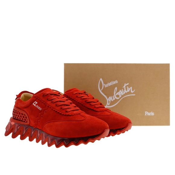 Christian Louboutin Sneakers Loubishark Size 11 New - Picture 7 of 7